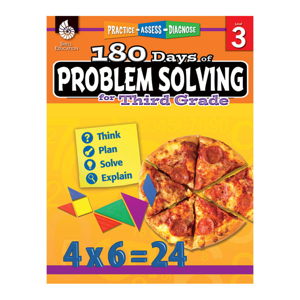 Shell Education 180 Days Of Problem Solving, Grade 3