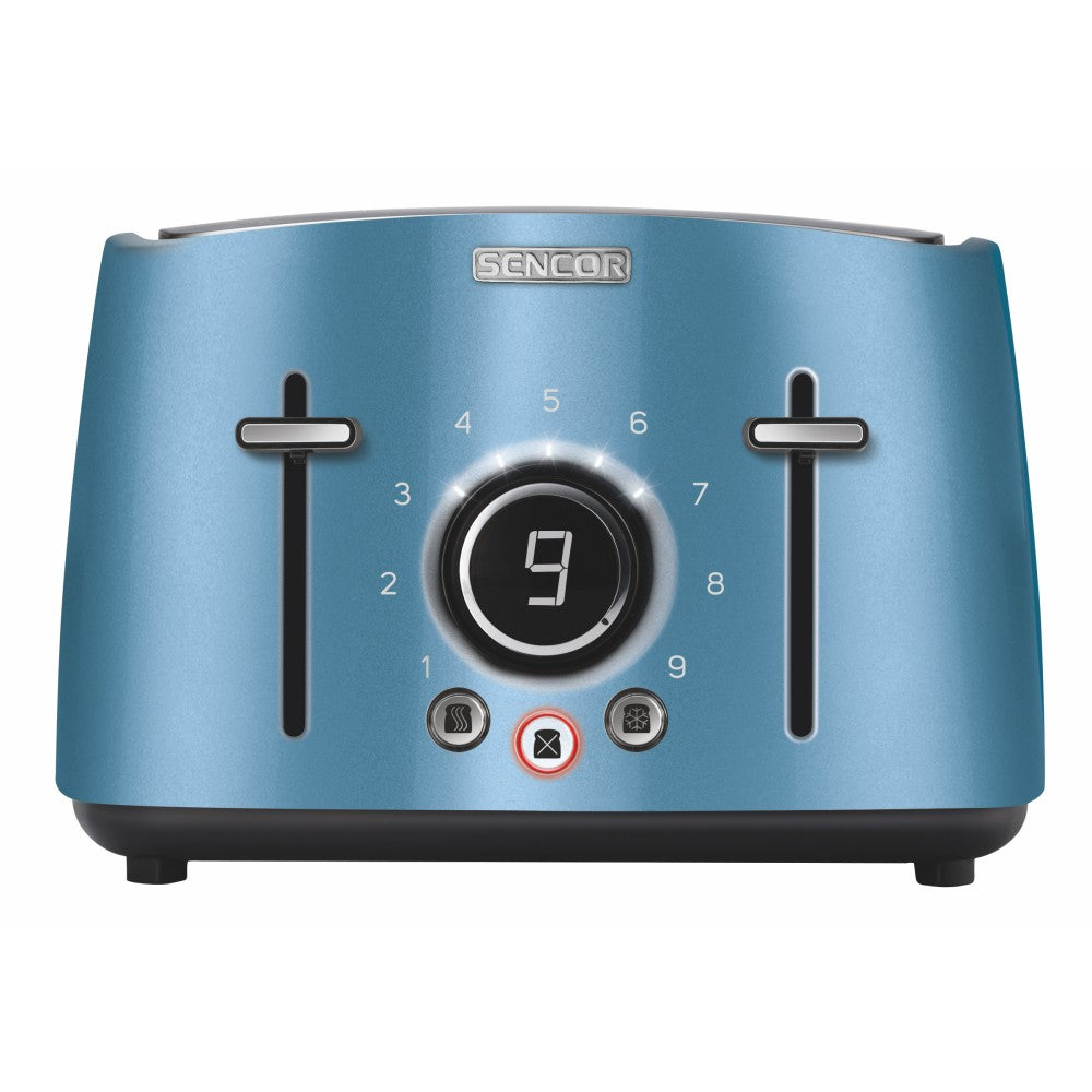 Sencor STS6071GR 4-Slot Toaster With Rack, Blue