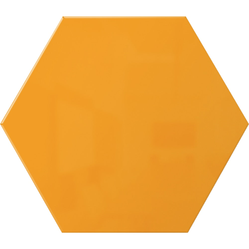 Ghent LINK Hex Premium Magnetic Marker Board, 18inH x 21inW, Marigold