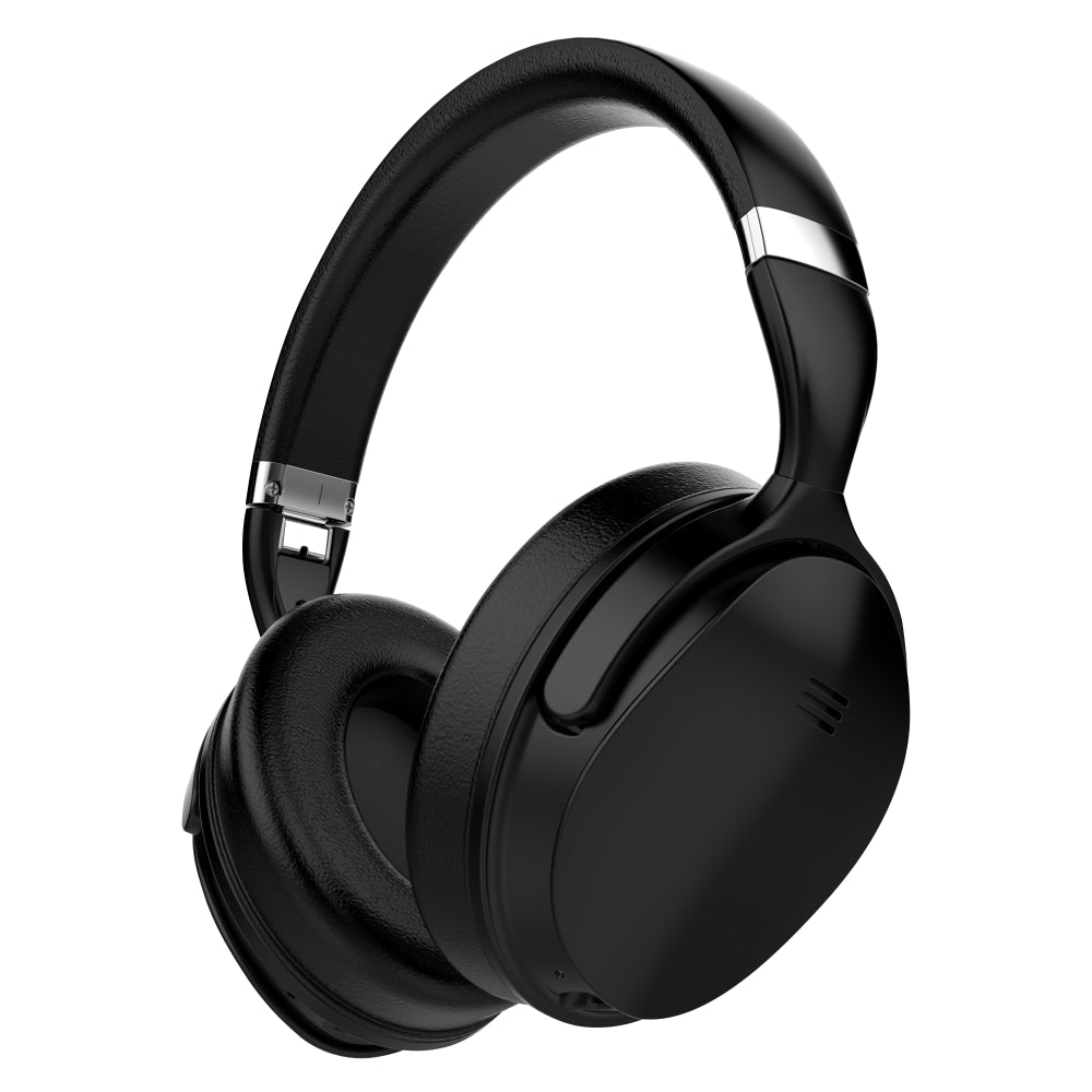 Volkano Silenco Active Noise Canceling Bluetooth Headphones, Black, VK-2003-BK