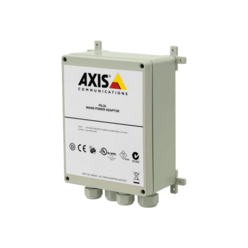 AXIS PS24 - Power adapter - for AXIS 231D Network Dome Camera, 232D Network Dome Camera; Network Dome Camera 231D, 232D