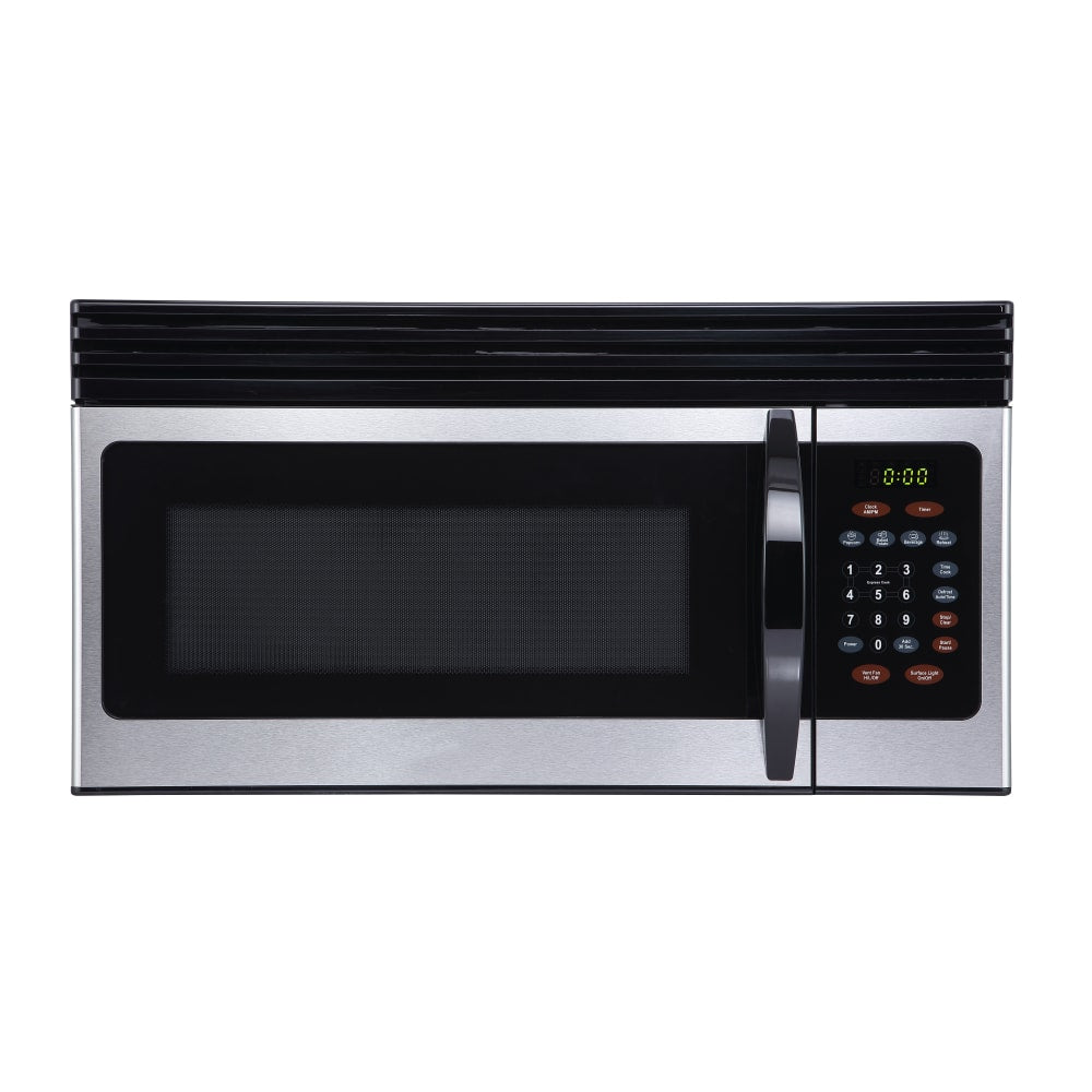 Black+Decker EM044KIN-P 1.6 Cu Ft Over-the-Range Microwave, Stainless Steel