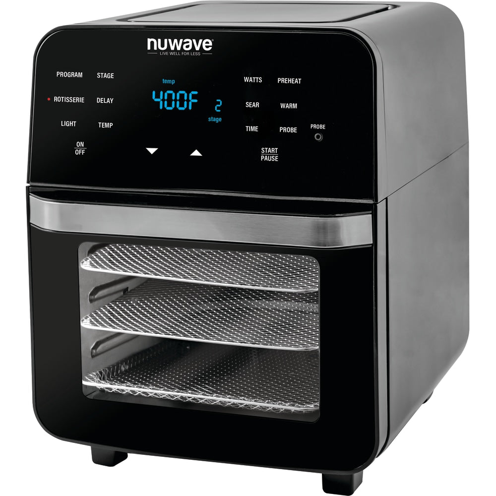 NuWave 38001 Brio 14-Quart Air Fryer, Black