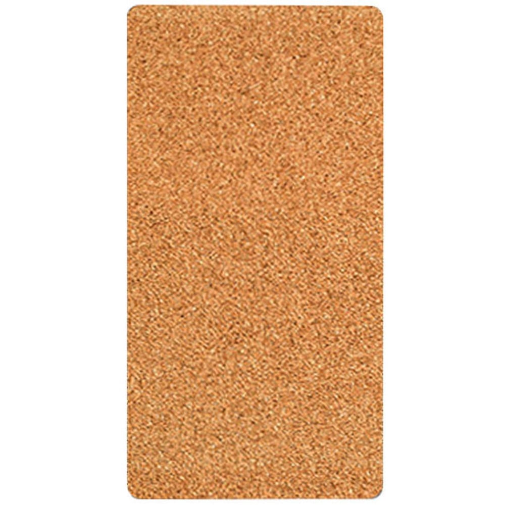 Lorell Do-it-Yourself Frameless Corkboard - 36in Height x 18in Width - Brown Cork Surface - Frameless - Aluminum Frame - 1 Each