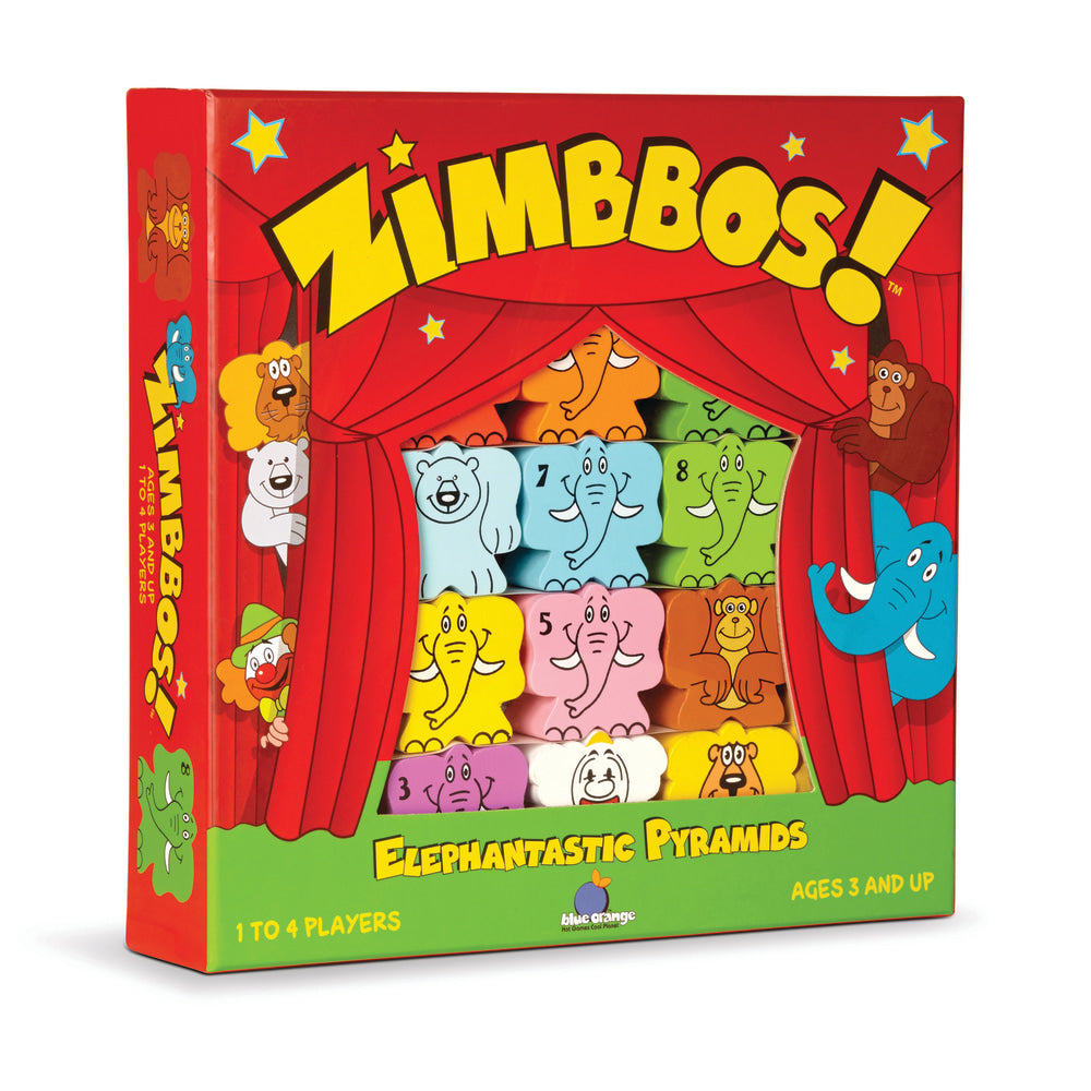 Blue Orange Games Zimbbos Counting Stacking Game, Pre-K To Grade 1