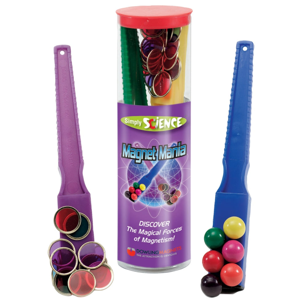 Dowling Magnets Magnet Mania Kit, 2 1/2inH x 8inW x 2 1/2inD, Grades 1-8