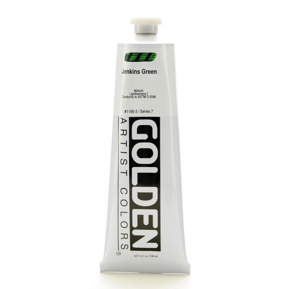 Golden Heavy Body Acrylic Paint, 5 Oz, Jenkins Green