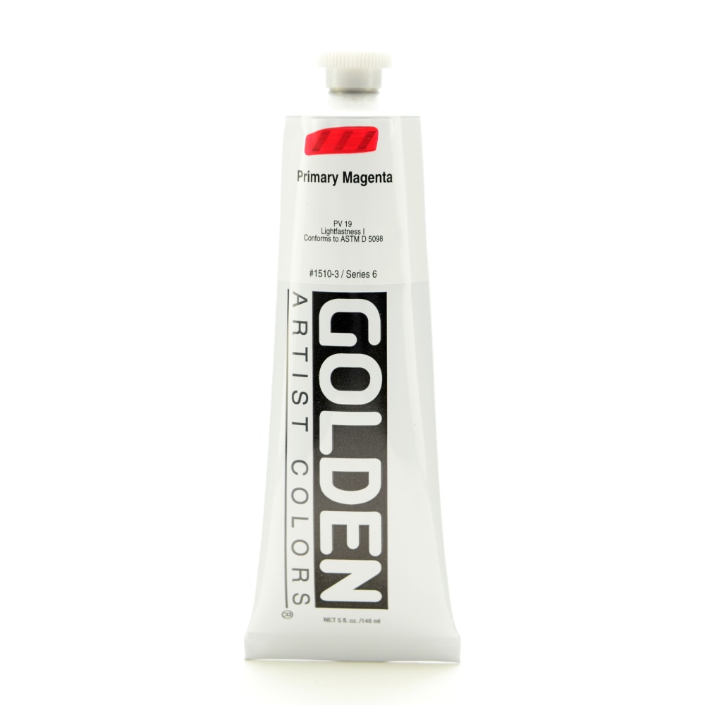 Golden Heavy Body Acrylic Paint, 5 Oz, Primary Magenta