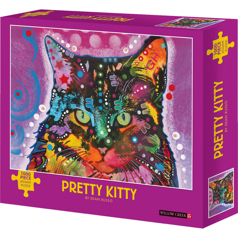 Willow Creek Press 1,000-Piece Puzzle, Pretty Kitty