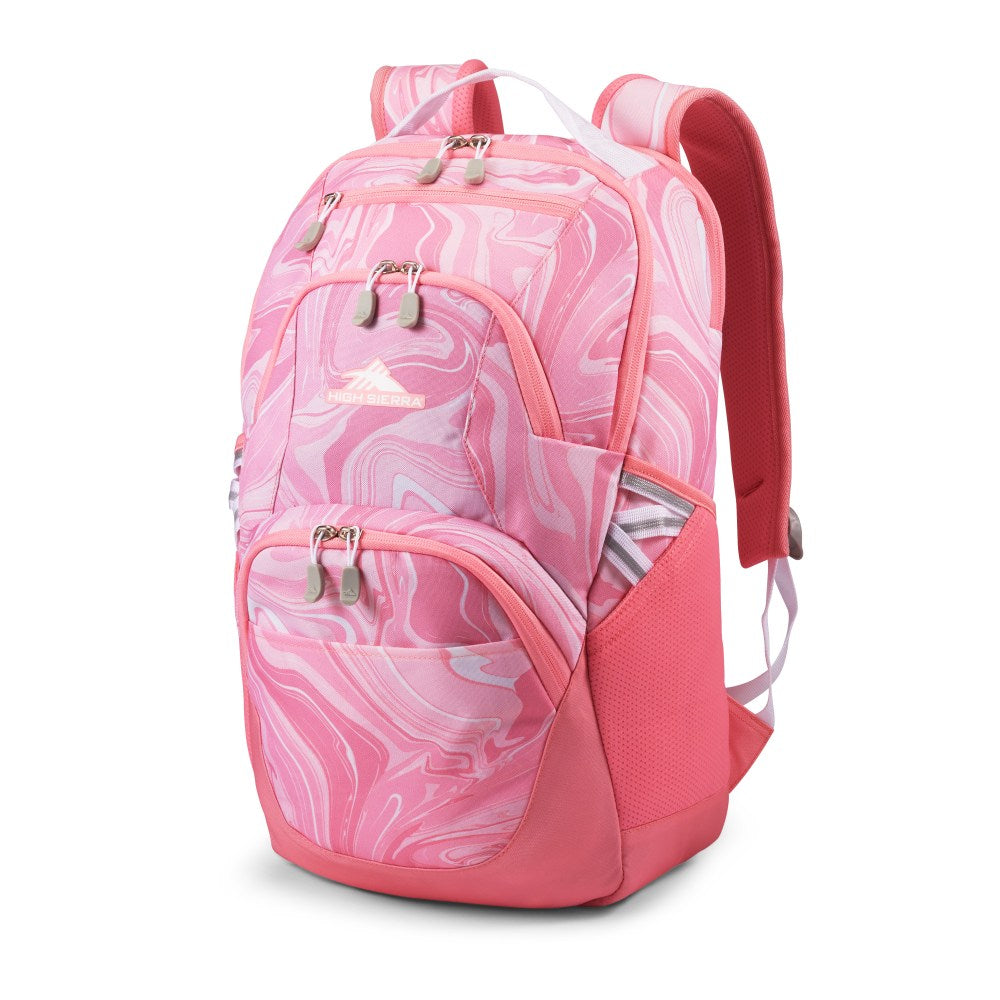 High Sierra Swoop Backpack With 17in Laptop Pocket, Pink