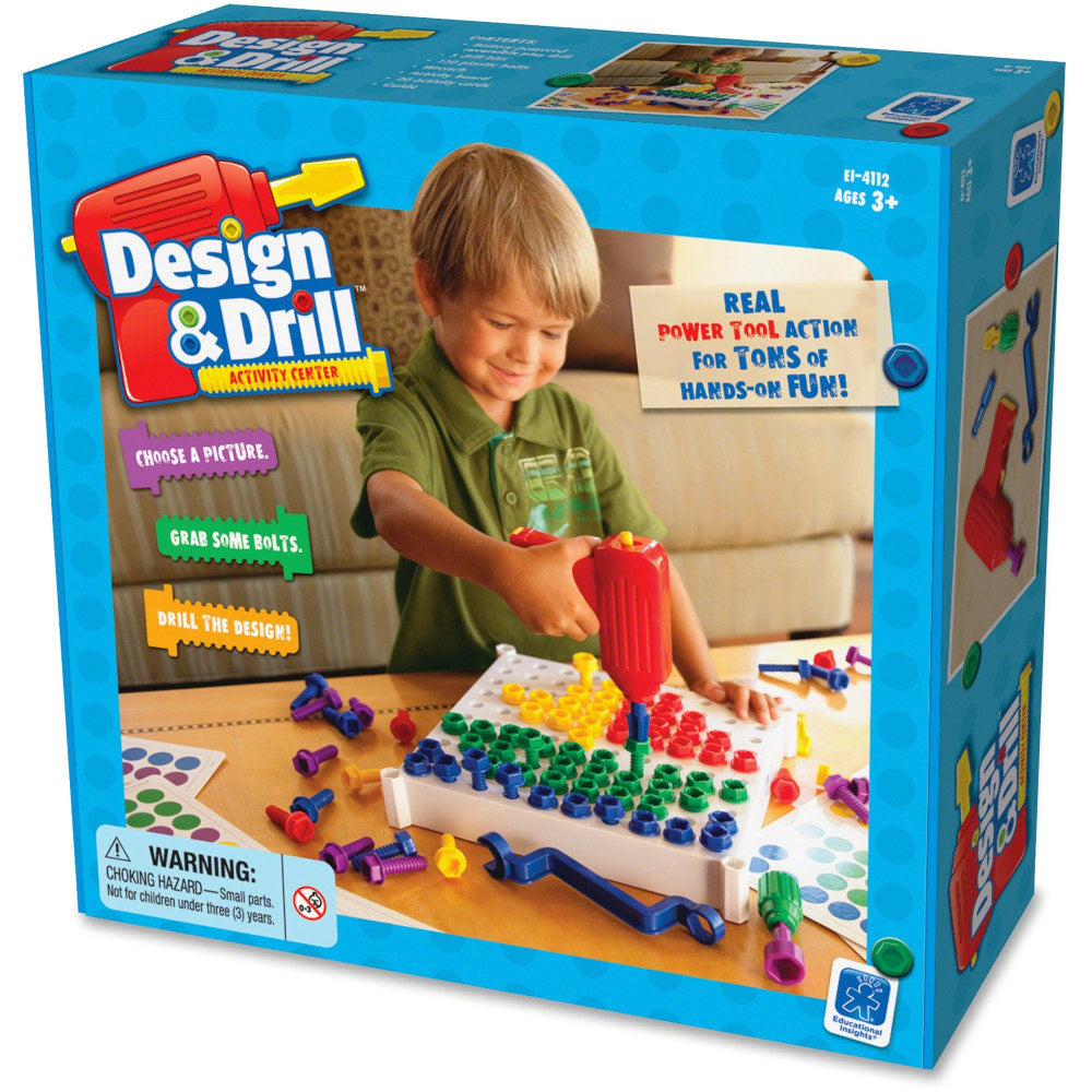 Educational Insights Design & Drill Activity Center, Assorted Colors, Grades Pre-K - 1