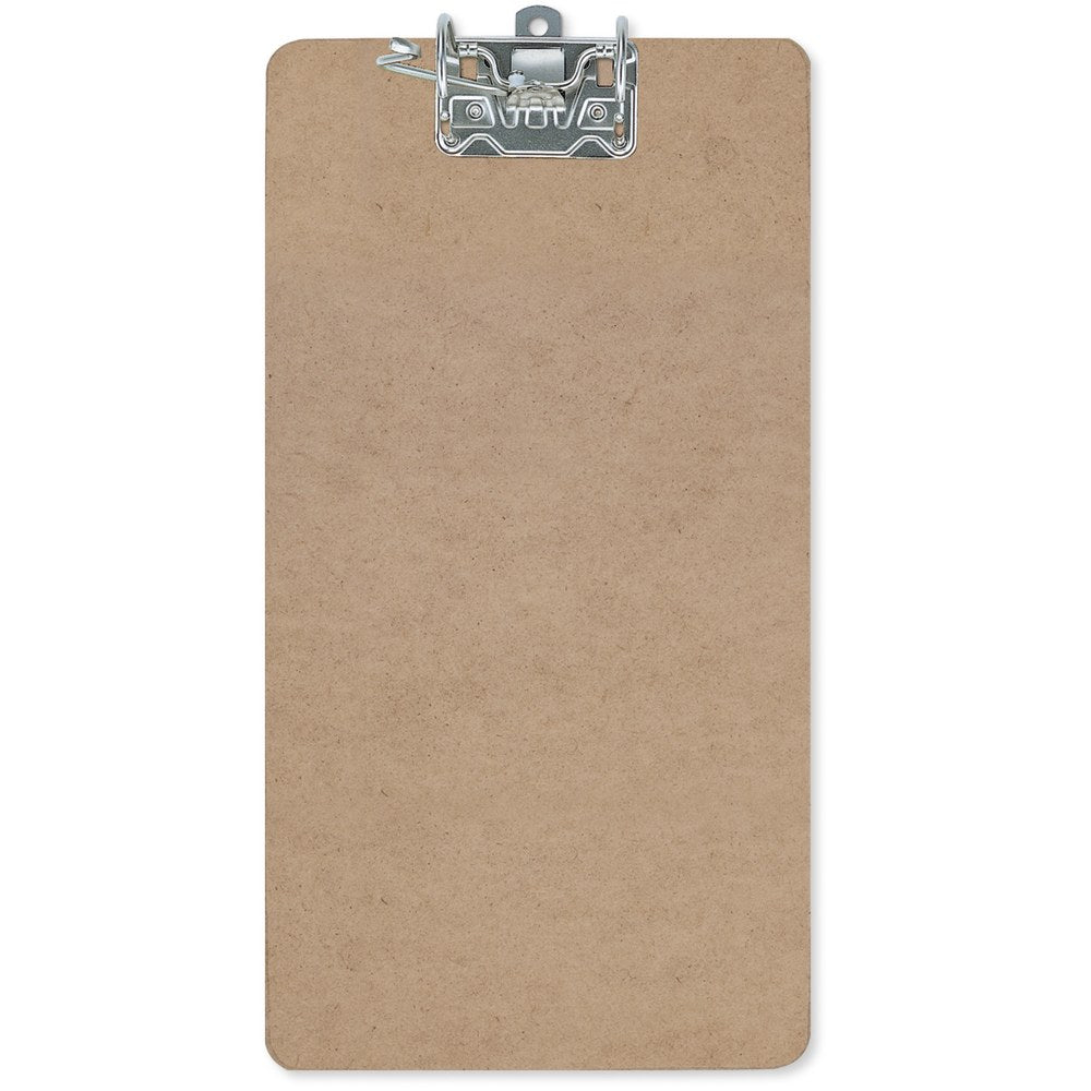 Office Depot Brand Clipboard With Arch Clip, 9in x 15 1/2in, 100% Recycled, Brown