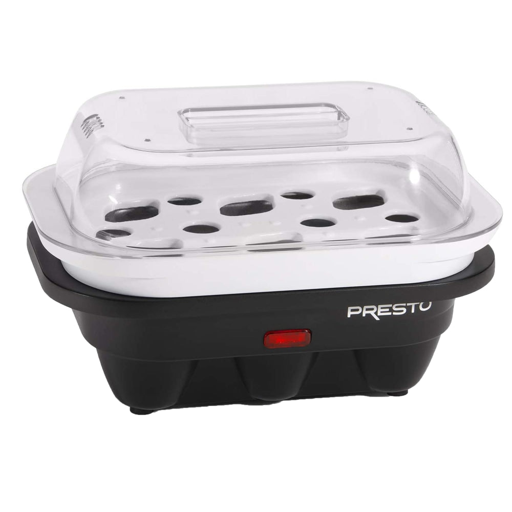 Presto Electric 6 Egg Cooker, 5in x 5-1/4in, Black