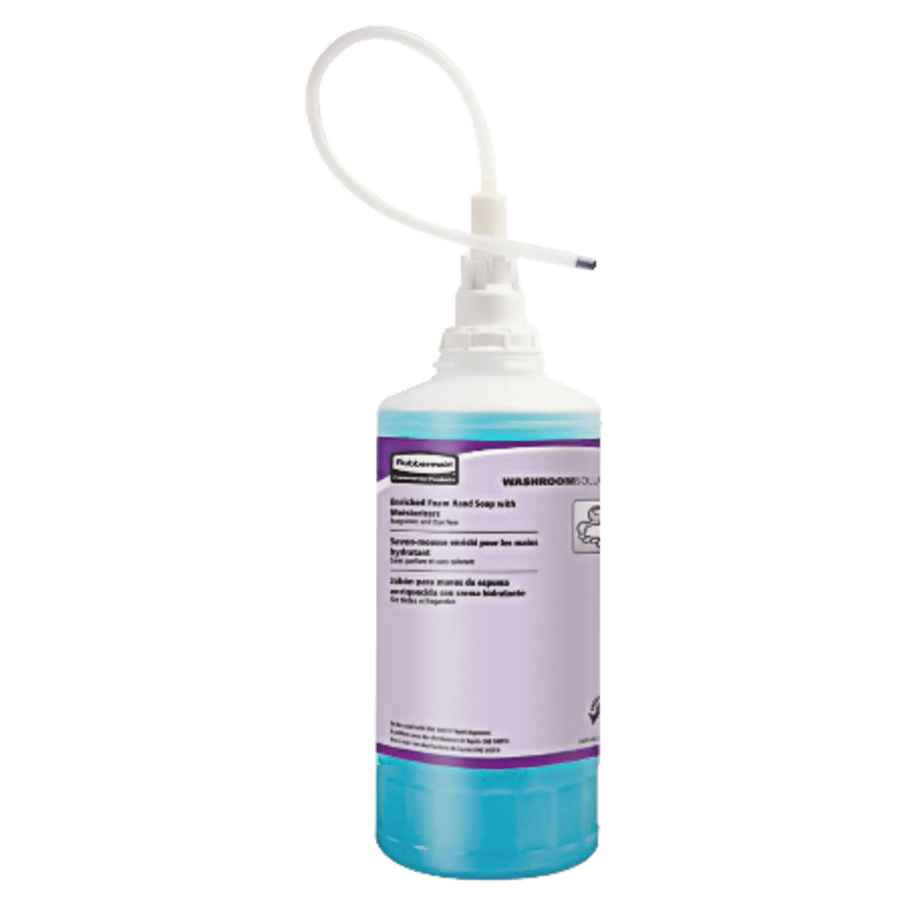 Rubbermaid Enriched Foam Hand Soap With Moisturizers, Unscented, 54.1 Oz, Carton Of 4 Refills
