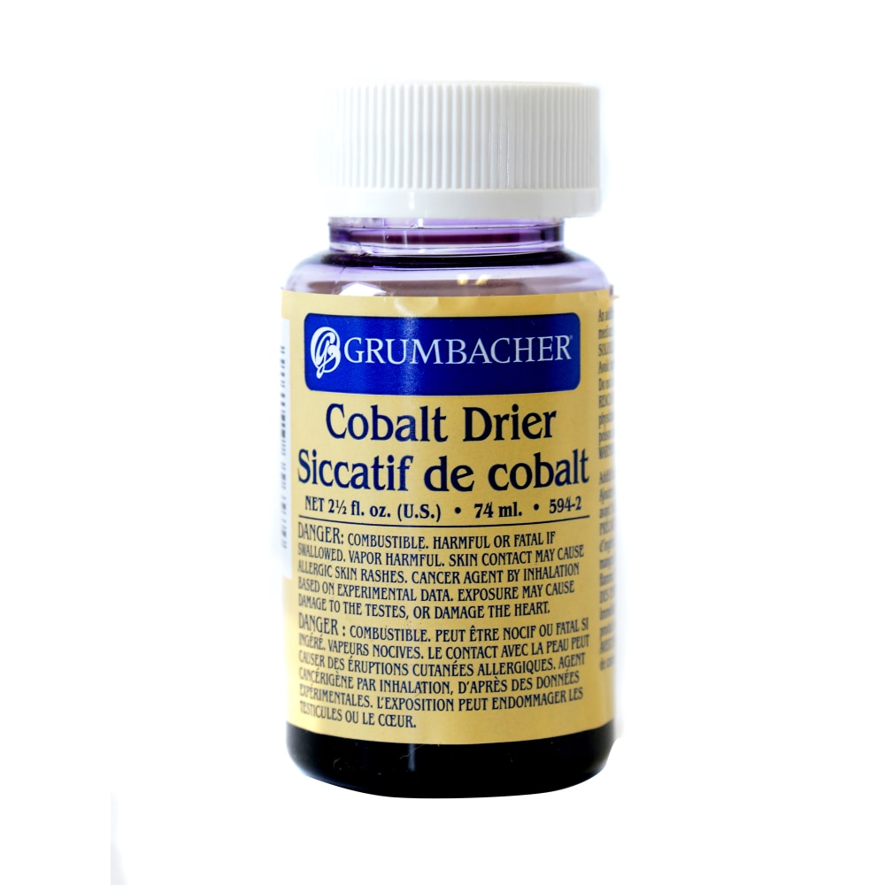 Grumbacher Cobalt Drier, 2.5 Oz, Pack Of 2
