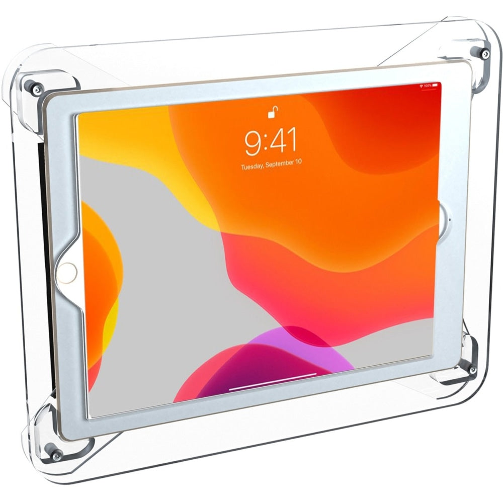CTA Digital Premium Security Translucent Acrylic Wall Mount - Enclosure for tablet - lockable - acrylic - translucent - screen size: 10.5in - mounting interface: 75 x 75 mm - wall-mountable