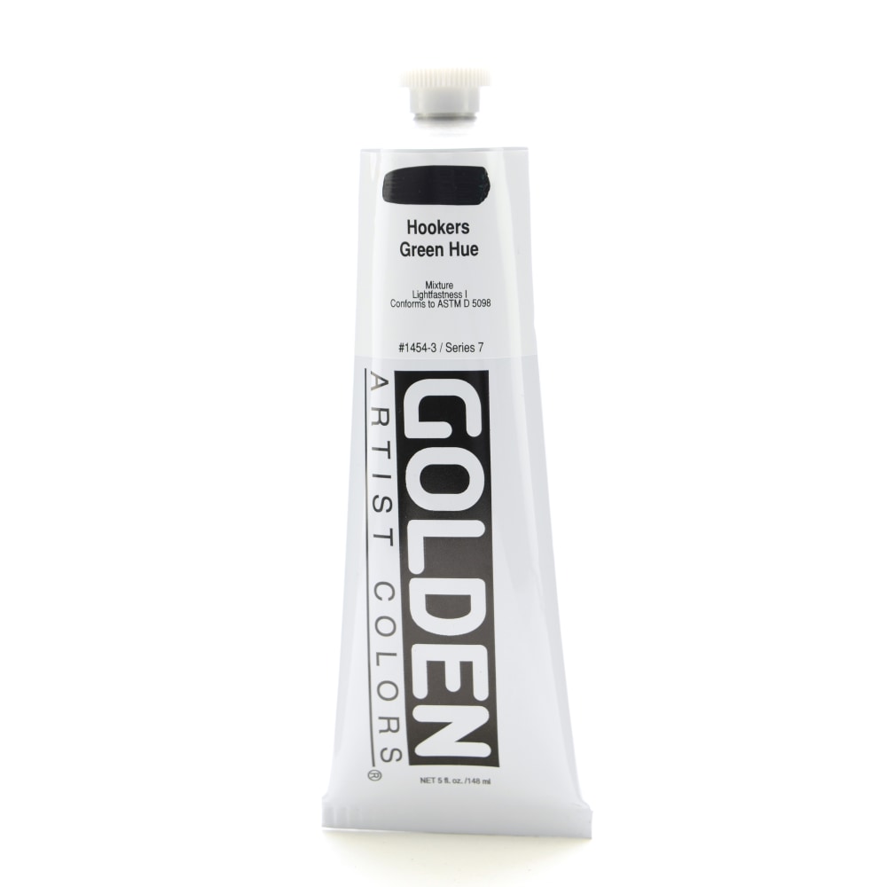 Golden Heavy Body Acrylic Paint, 5 Oz, Historical Hookers Green Hue