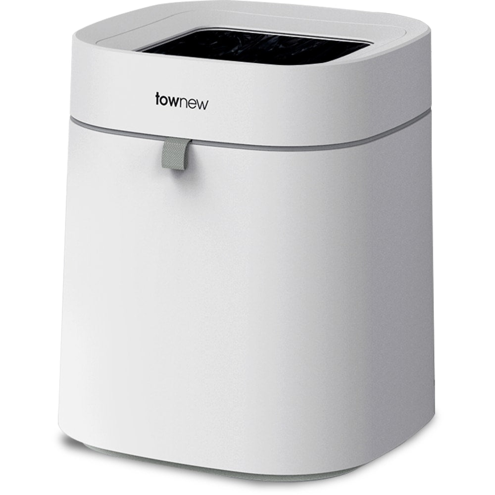 Townew T Air X Smart Trash Can, 4.4 Gallons, 13-1/2inH x 10-5/16inW x 11-3/16inD, White