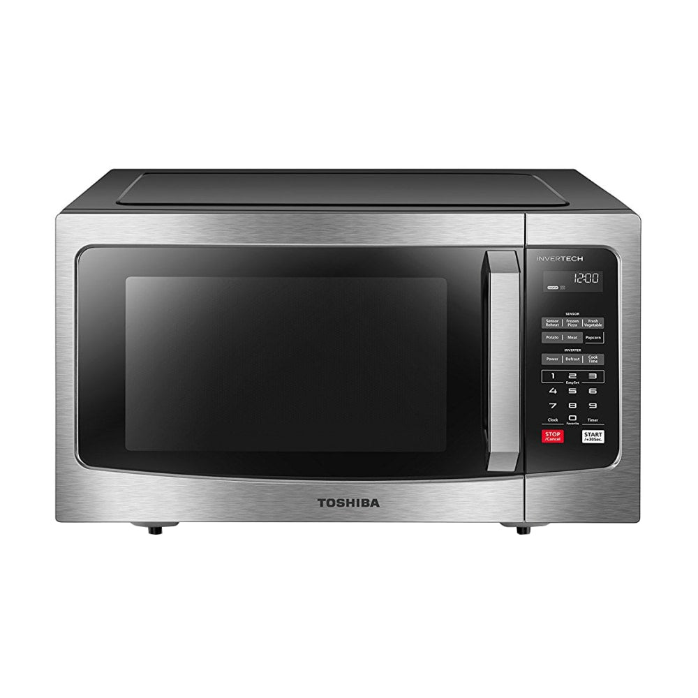 Toshiba 1.6 Cu. Ft. Counter Top Microwave, Stainless Steel