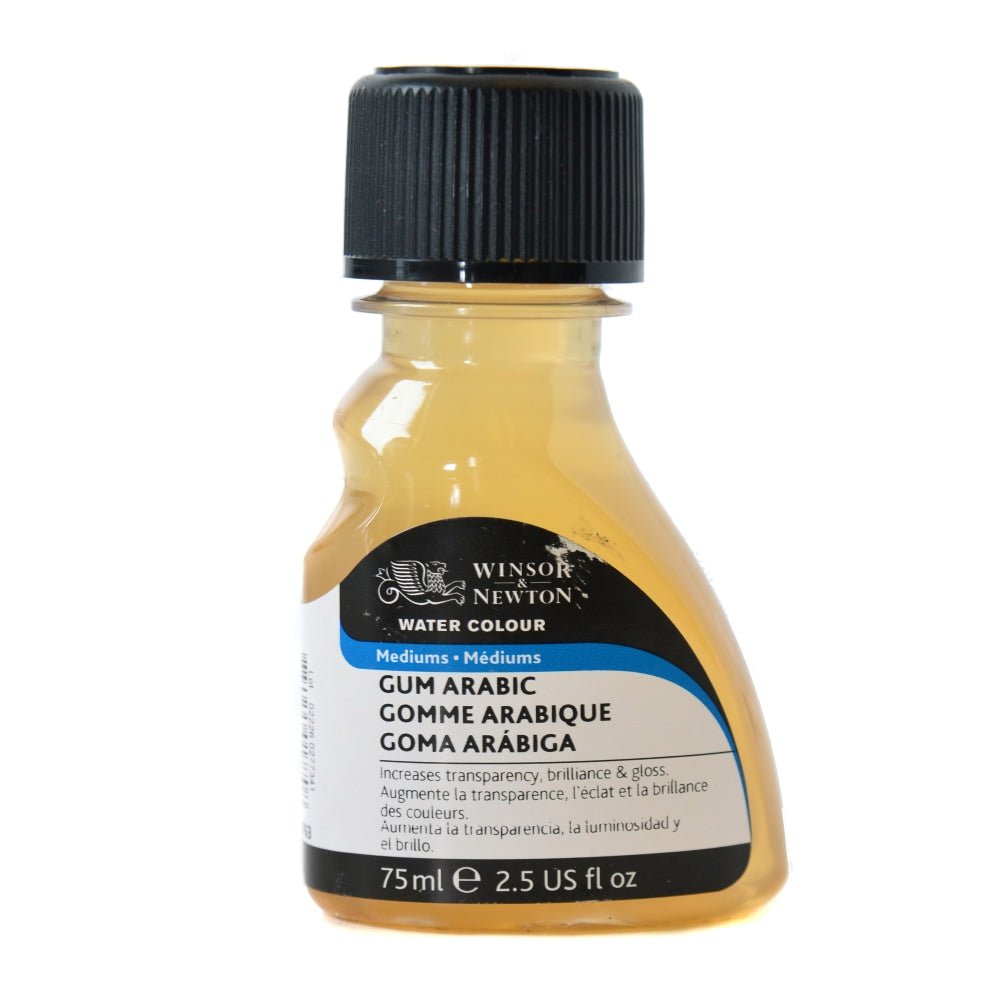 Winsor & Newton Watercolor Gum Arabic Mediums, 75 mL, Pack Of 2