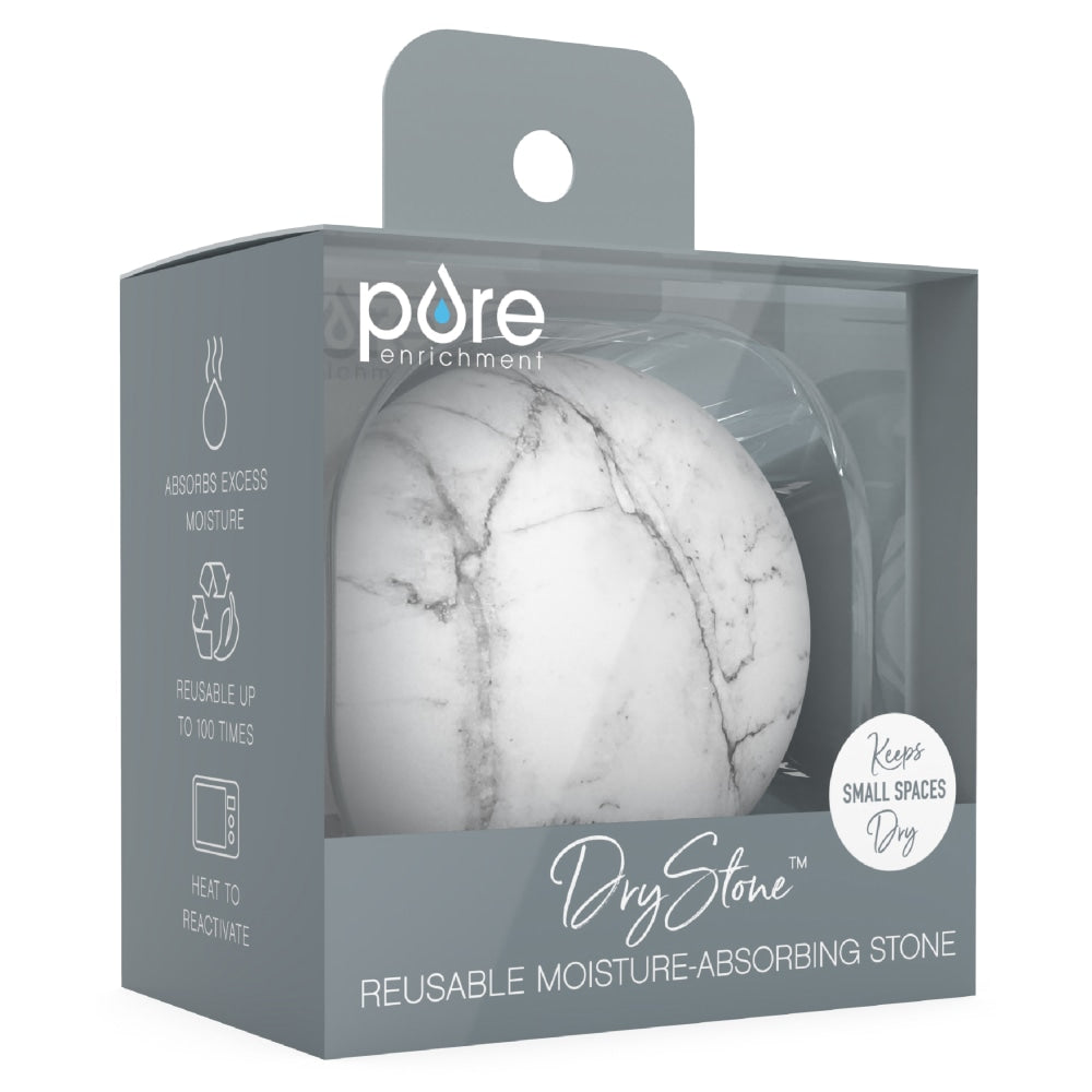 Pure Enrichment DryStone Reusable Moisture-Absorbing Stone, 1-3/4inH x 3inW x 3inD