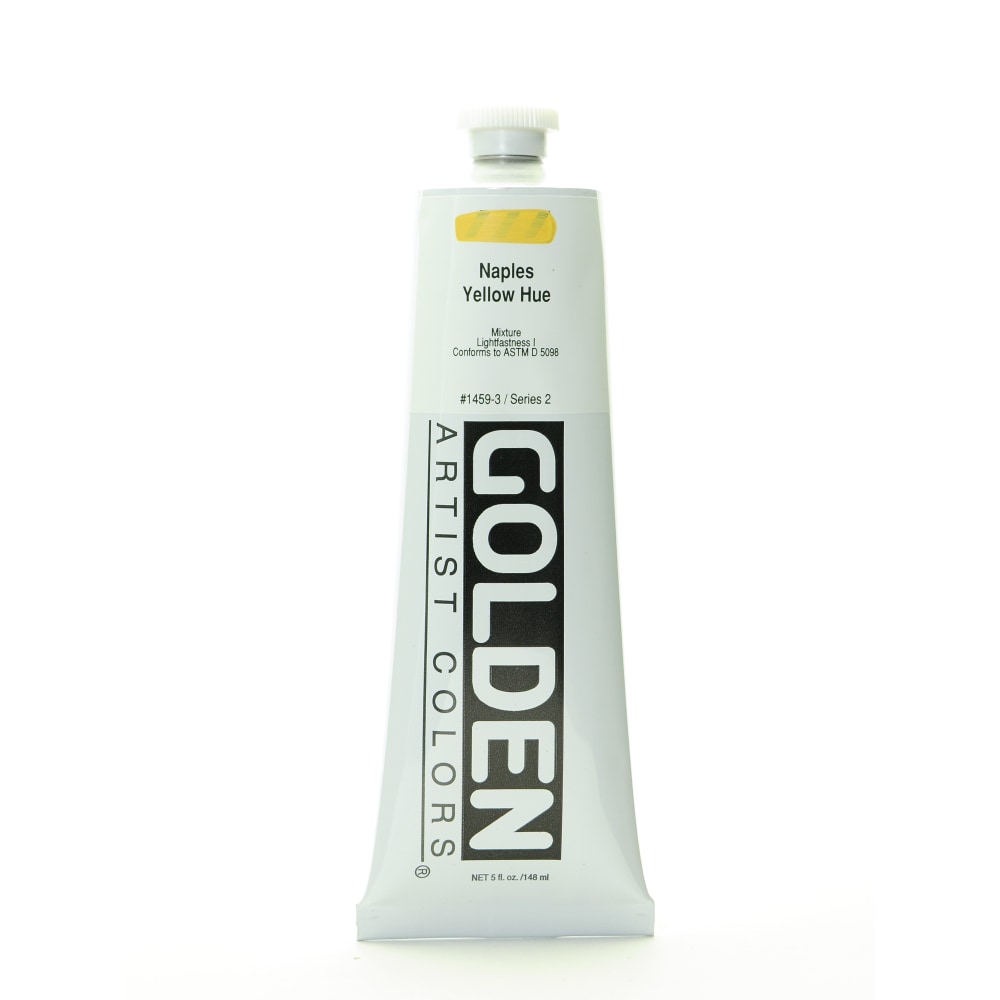 Golden Heavy Body Acrylic Paint, 5 Oz, Historical Naples Yellow Hue