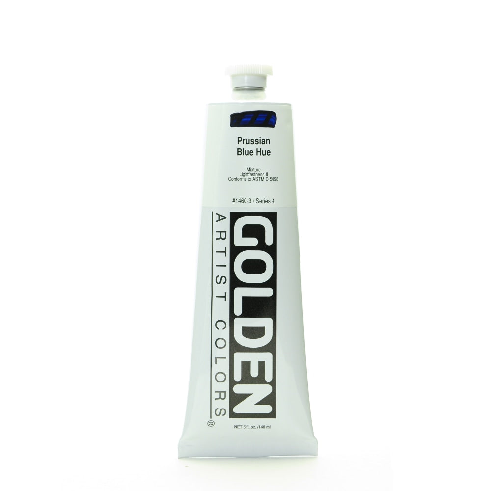 Golden Heavy Body Acrylic Paint, 5 Oz, Historical Prussian Blue Hue