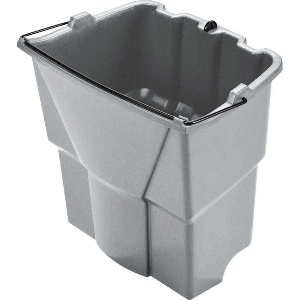 Rubbermaid Commercial WaveBrake 18 QT Dirty Water Bucket - 4.50 gal - 14in x 9.8in - Plastic - Gray - 1 Each