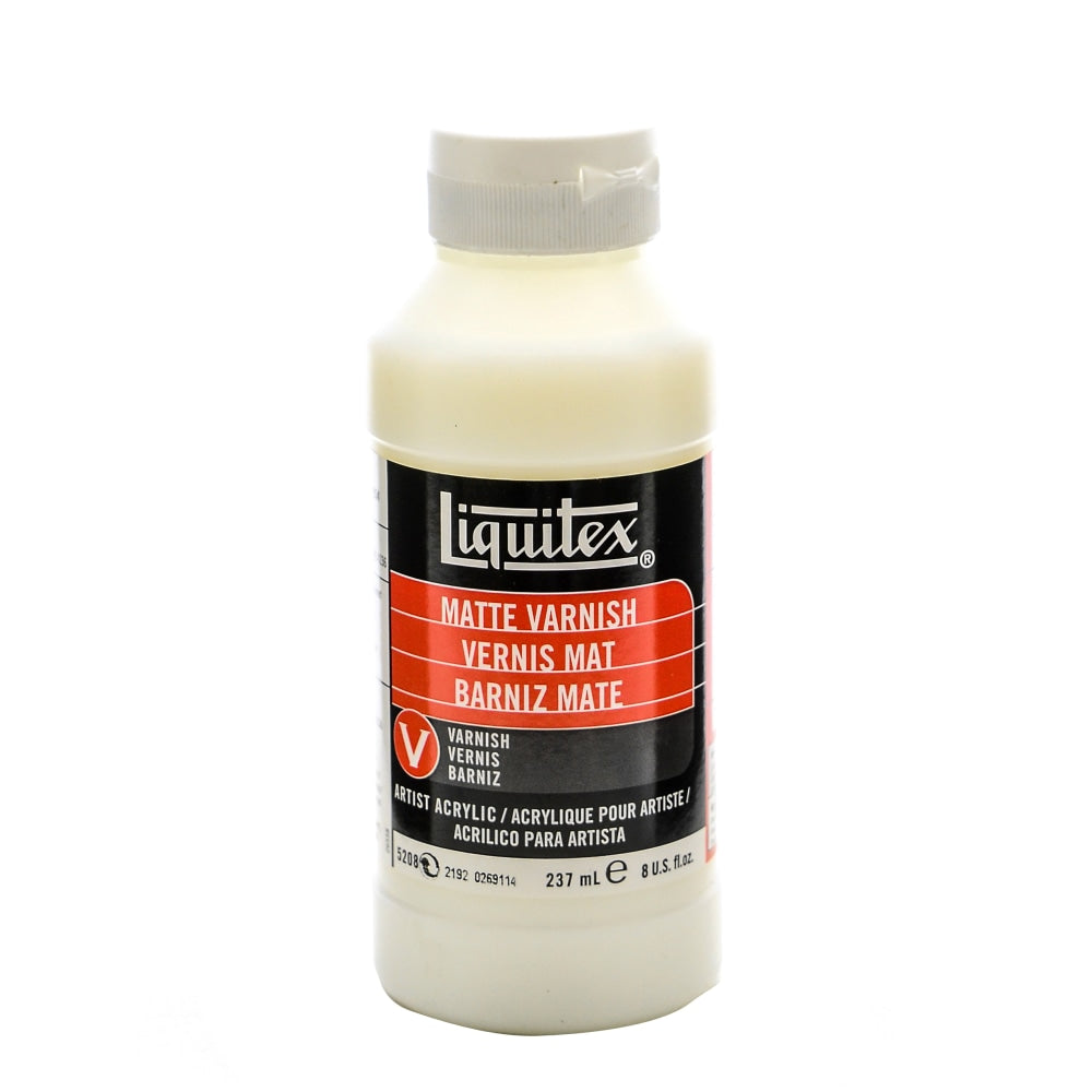 Liquitex Acrylic Permanent Matte Varnish, 8 Oz, Pack Of 2