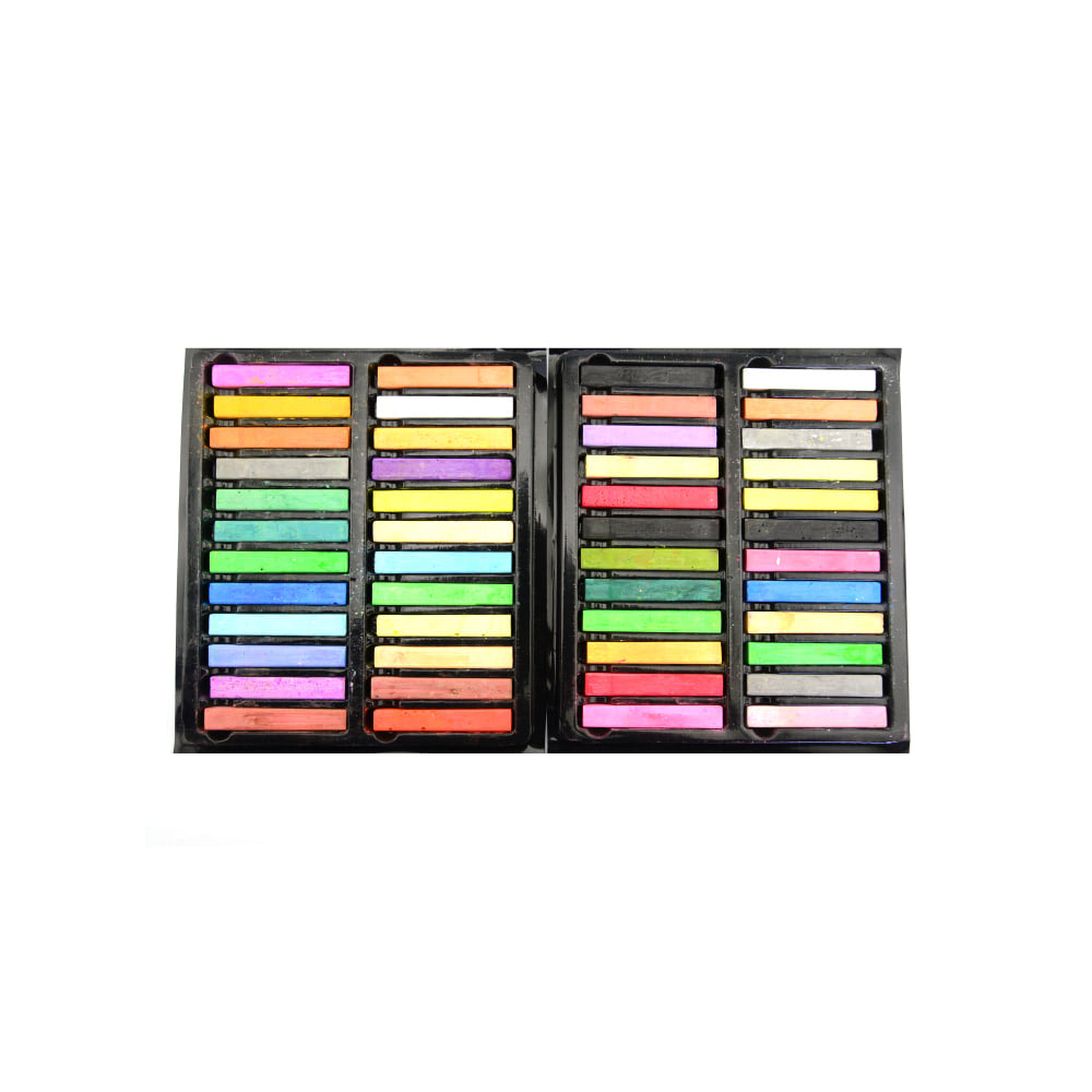 Alphacolor Soft Pastels, 7/16in x 2 3/4in, Assorted, Set Of 48