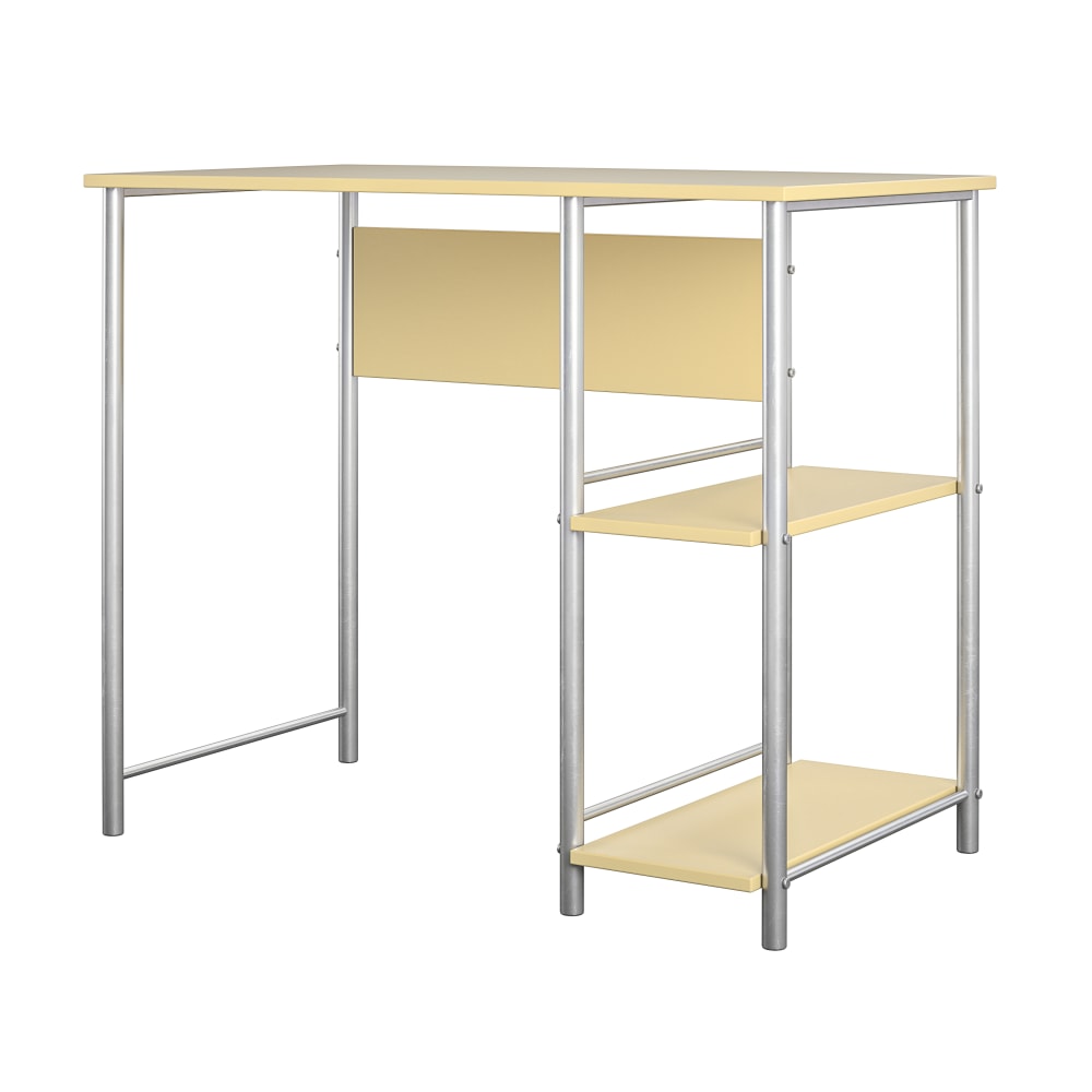 Ameriwood Home Garrett Metal 36inW Student Desk, Yellow