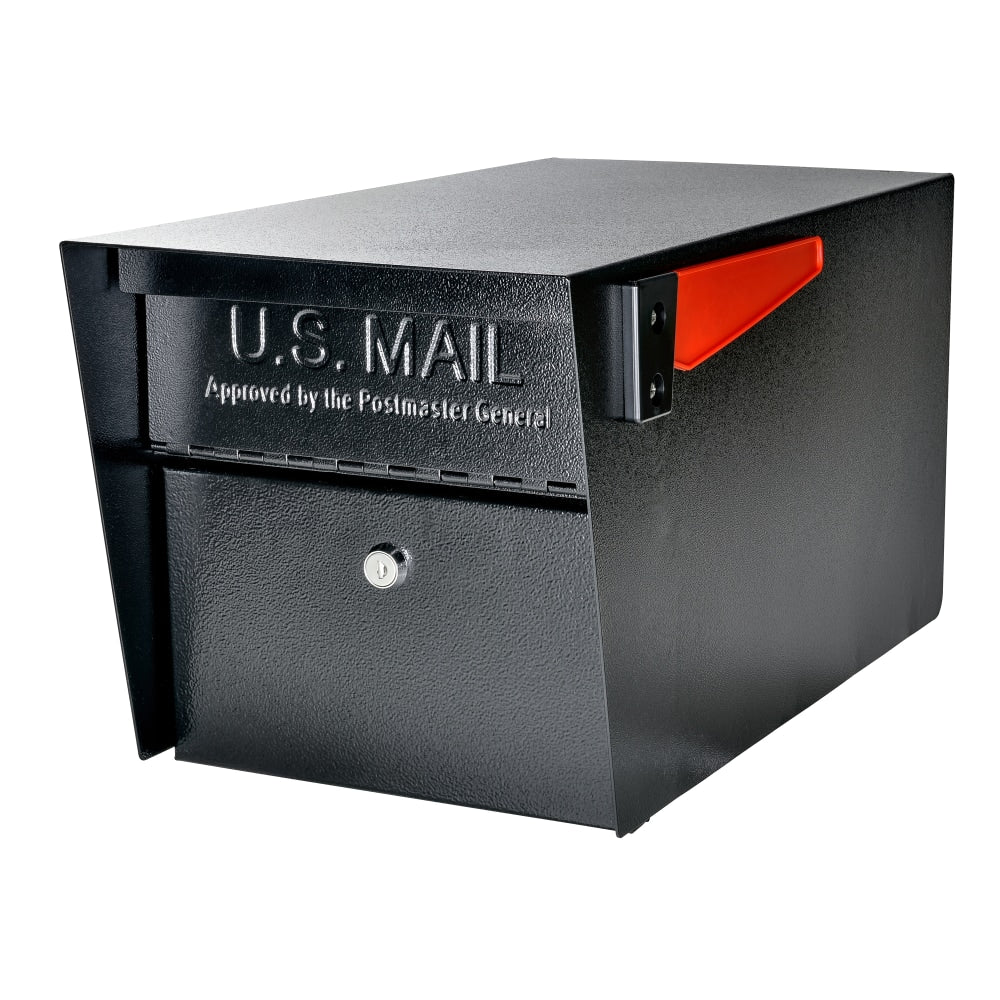 Mail Boss Mail Manager Latitude Street Safe, 11-1/4inH x 10-3/4inW x 21inD, Black