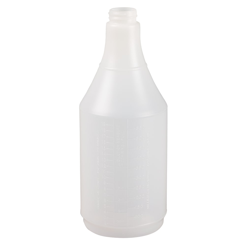 Continental Multi-Purpose Polyethylene Center Neck Spray Bottle, 24 Oz, Clear