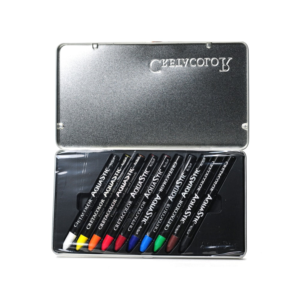 Cretacolor AquaStic Oil Pastels, Assorted, Set Of 10