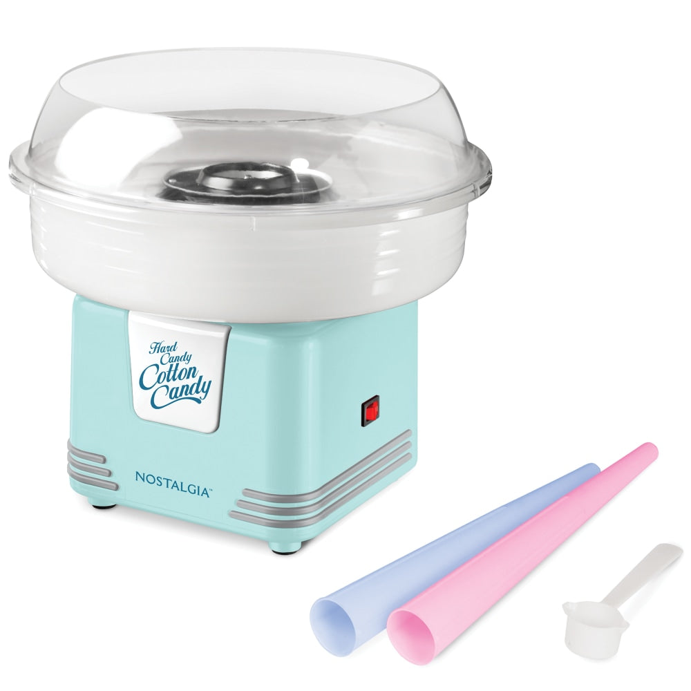 Nostalgia Electrics Hard & Sugar-Free Candy Cotton Candy Maker, Aqua