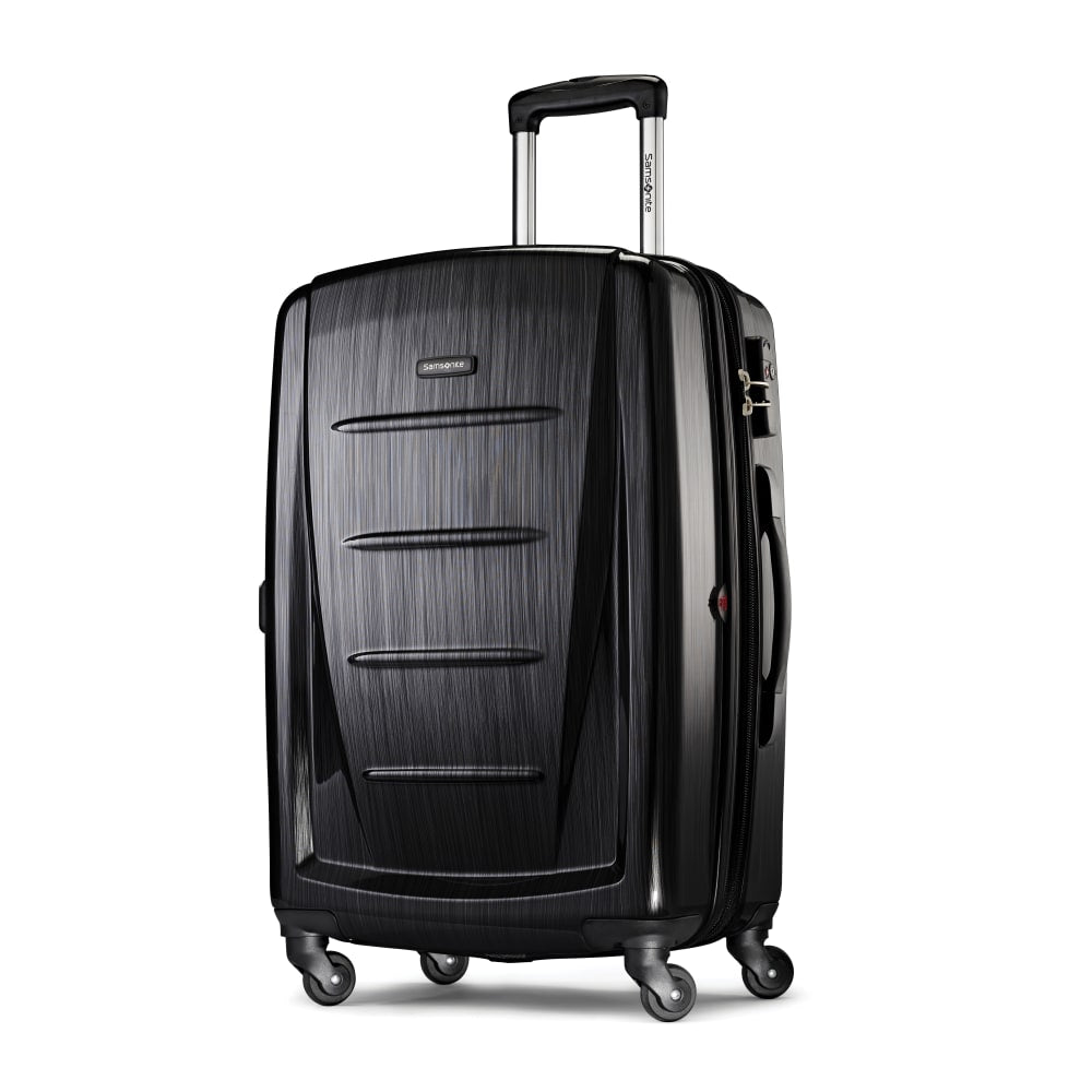 Samsonite Winfield 2 Polycarbonate Rolling Spinner, 24inH x 16 1/2inW x 11inD, Brushed Anthracite