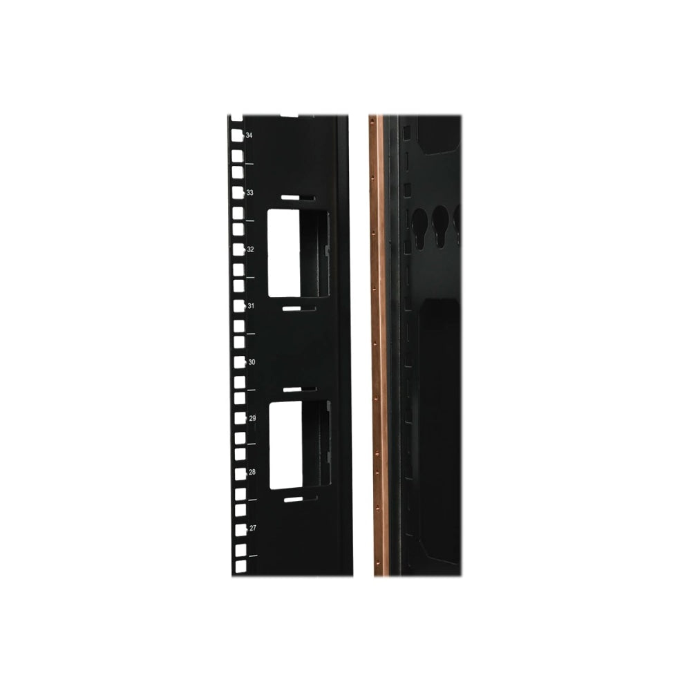 Tripp Lite 42U Rack Enclosure Server Cabinet Copper Bus Grounding Bar - Grounding bar (vertical)