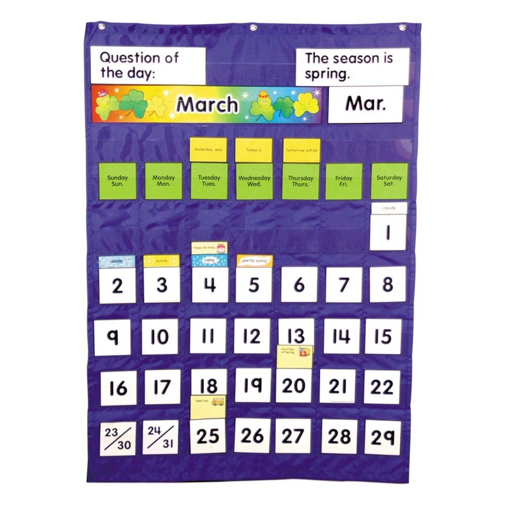 Carson-Dellosa Complete Calendar & Weather Pocket Chart