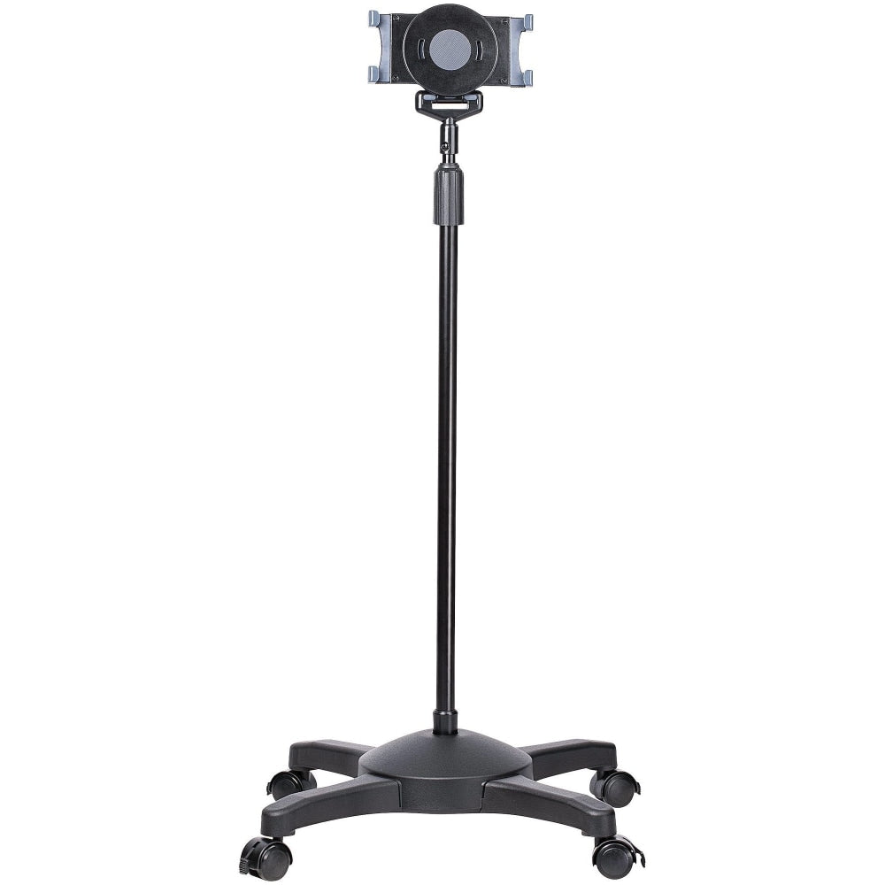 StarTech.com Mobile Tablet Stand with wheels, Height Adjustable, Universal Rolling Tablet Stand for 7 to 11 inch w/ Detachable Holder, TAA - Mobile tablet stand w/ lockable casters for tablets 7in to 11in