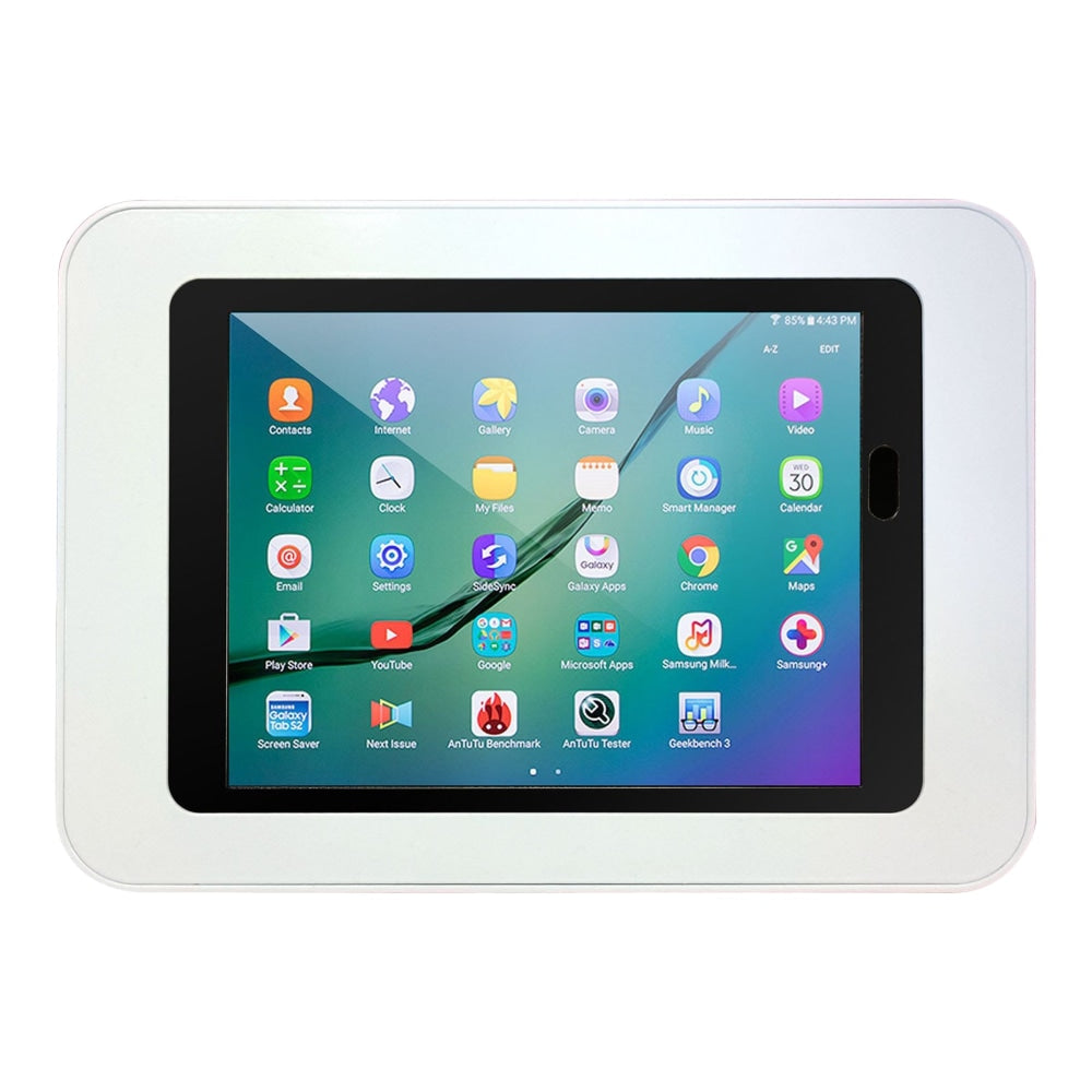 The Joy Factory Elevate II Countertop Kiosk for Galaxy Tab S3 & S2 9.7 (White) - 11.9in x 10.8in x 6.6in x - White