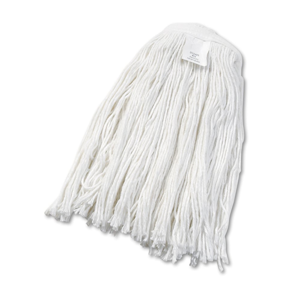 Boardwalk Cut-End Rayon Wet Mop Head, #24, White