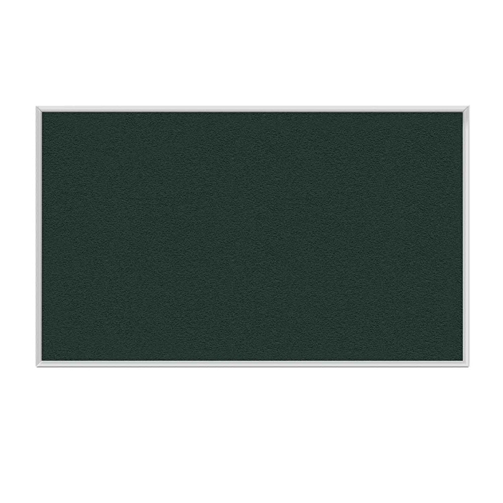 Ghent Aluminum Frame Vinyl Bulletin Board, 36in x 36in, Ebony, Satin Frame