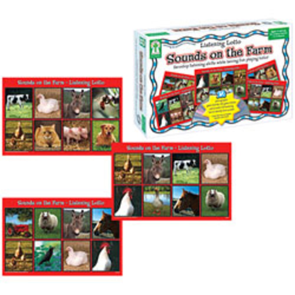 Carson-Dellosa Key Education Listening Lotto Game - Sounds On The Farm
