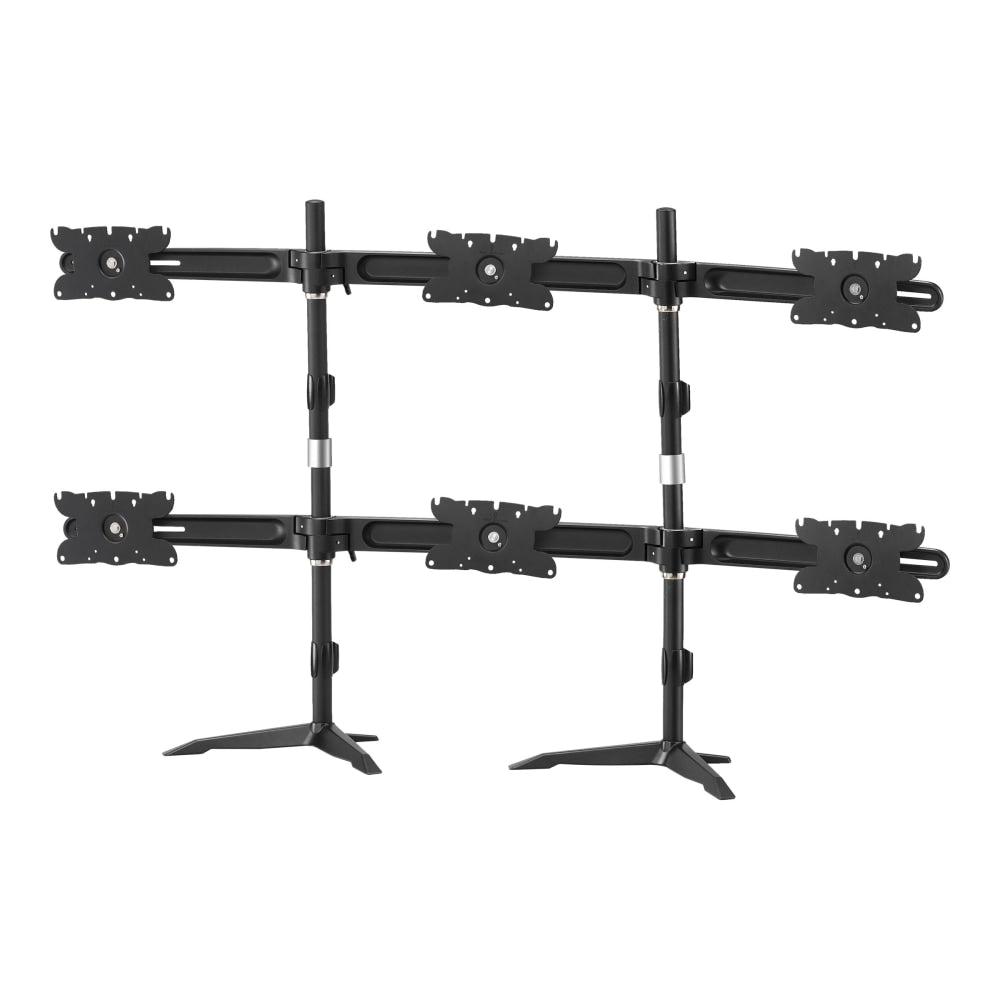 Amer AMR6S32 - Mounting kit - for 6 LCD displays - plastic, steel, aluminum alloy - screen size: 26in-32in