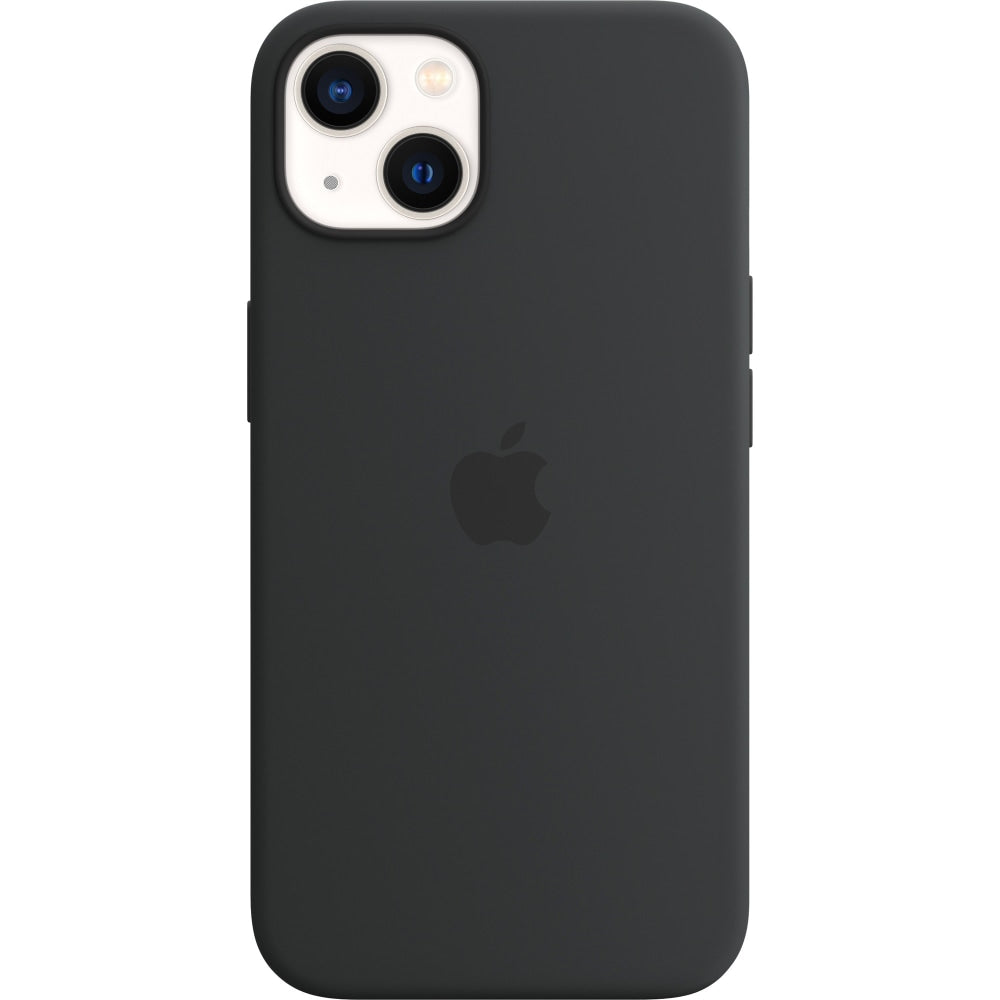 Apple iPhone 13 Silicone Case with MagSafe - Midnight - For Apple iPhone 13 Smartphone - Midnight - Silky, Soft-touch - Drop Resistant, Scratch Resistant, Damage Resistant, Dirt Resistant - Silicone