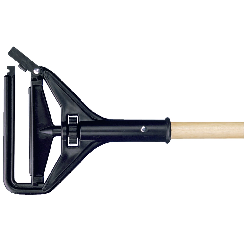 Wilen Speed Change Wood Wet Mop Handle, 60in, Natural