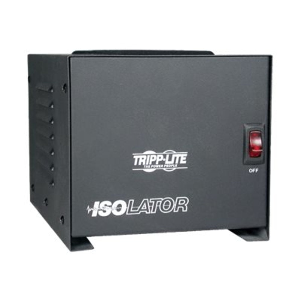 Tripp Lite 1000W Isolation Transformer with Surge 120V 4 Outlet 6ft Cord HG TAA GSA - Surge protector - AC 120 V - output connectors: 4 - white