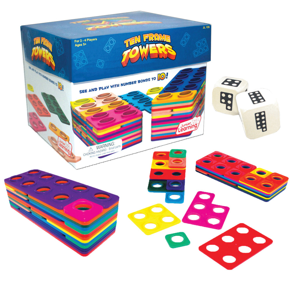 Junior Learning Ten Frame Towers