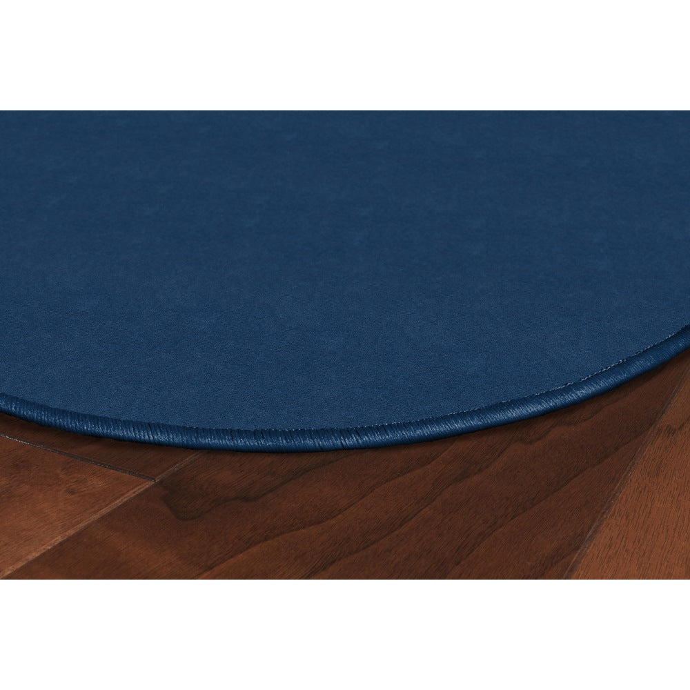 Flagship Carpets Americolors Area Rug, Round, 6ft, Royal Blue