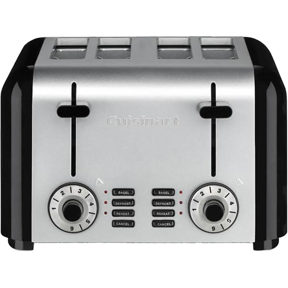 Cuisinart 4-Slice Wide-Slot Hybrid Toaster, Stainless Steel
